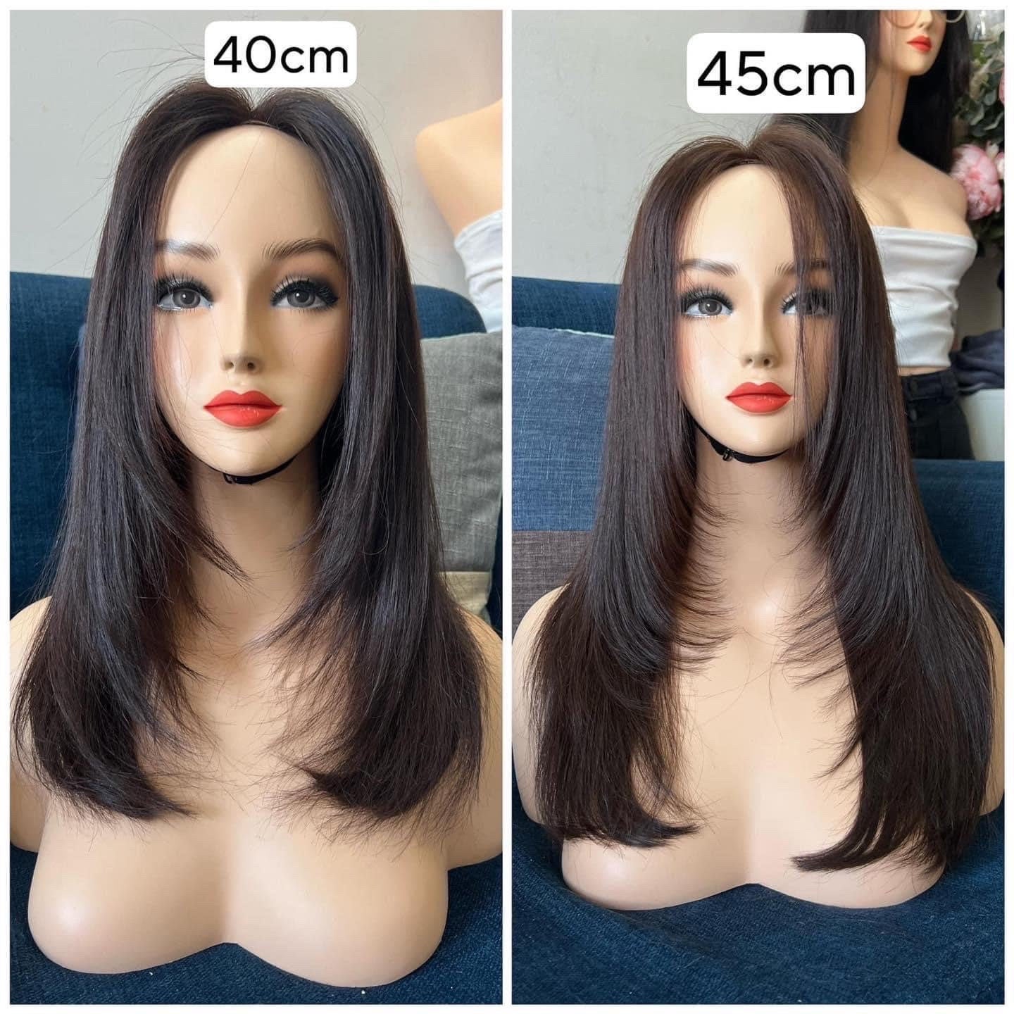 Black wig hotsell 40 cm