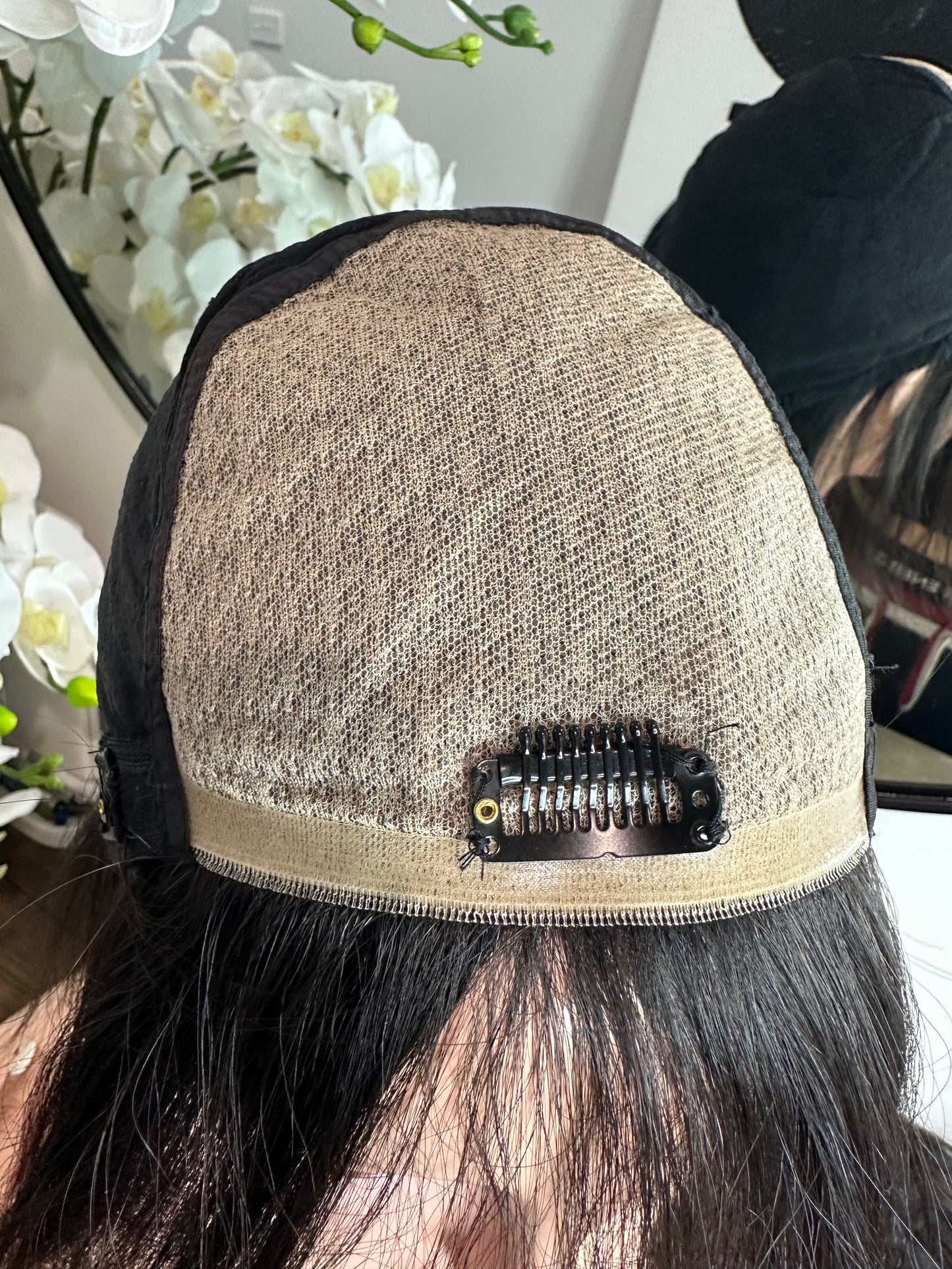 Lavia - Cap upgrade - full head hand-tied monofilament cap, upgrade option to add with Lavia wigs - not a standalone item