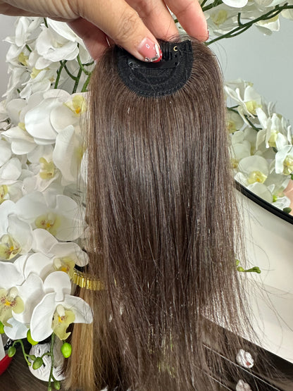 Lavia - Handmade long Hair bangs, real hair fringe clips, dye and heat tools OK - Best for effortless changing hair styles