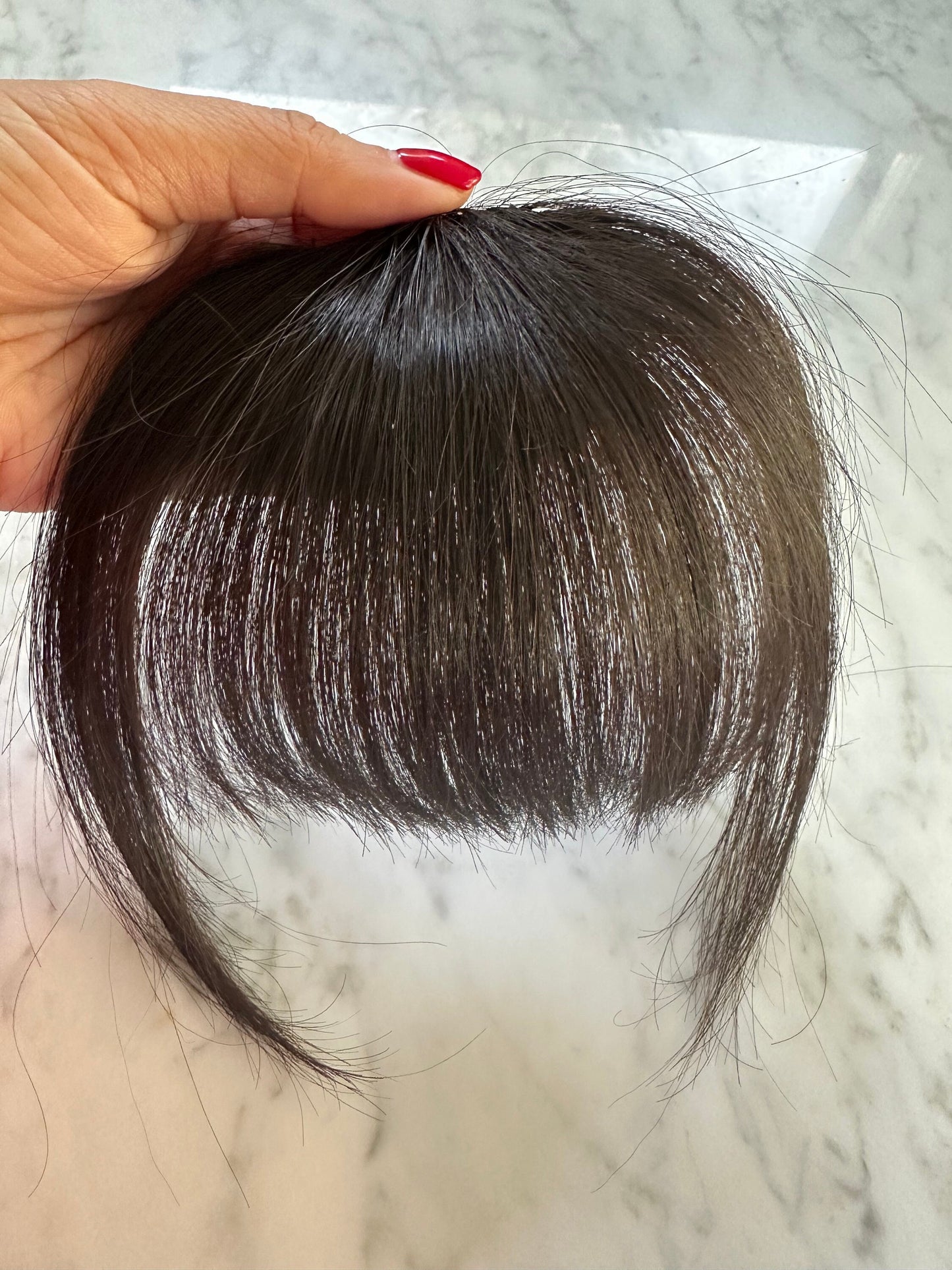 Lavia - Handmade Hair bangs, real hair fringe clips, dye and heat tools OK - Best for effortless changing hair styles