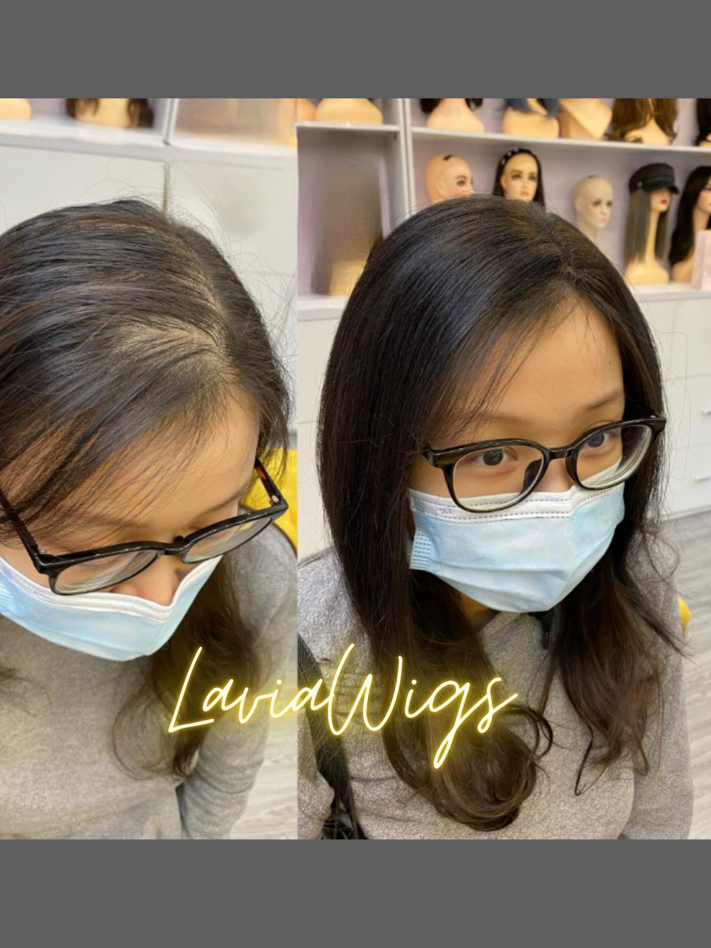 Lavia,chocolate brown handmade Medium density silk based real human Hair Topper, Best for medium hair loss - cover top area of your head