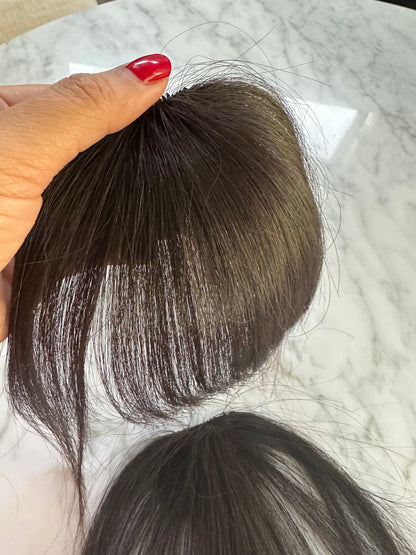 Lavia - Handmade Hair bangs, real hair fringe clips, dye and heat tools OK - Best for effortless changing hair styles