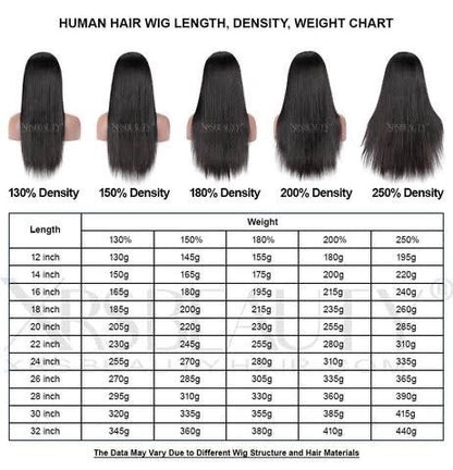 Lavia, natural black layer cut wig, 40cm, 45cm, 60cm hand-tied monofilament cap