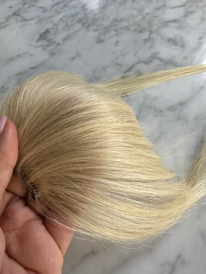 Lavia - Pre-bleached Hair bangs, real hair fringe clips, dye and heat tools OK - Best for effortless changing hair styles, KYA collection