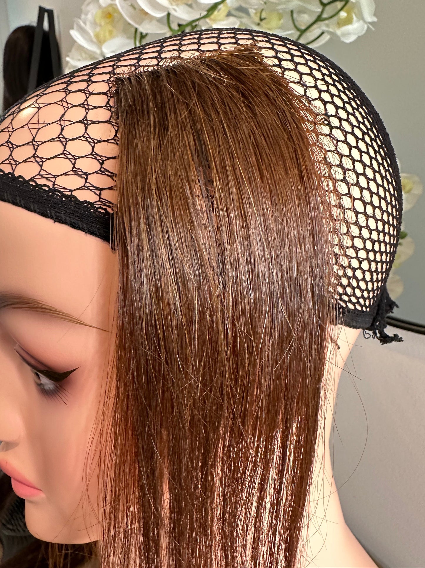 Lavia - Handmade real hair side bangs clips, sideburns covers, dye and heat tools OK - Best for effortless changing hair styles