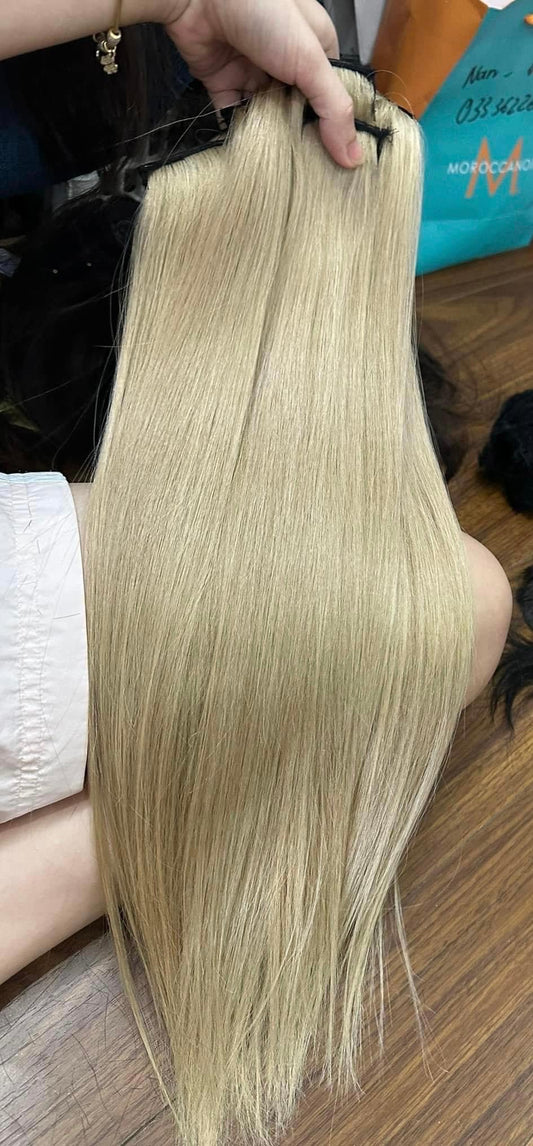 Lavia, clip-in pre-bleached real hair extensions,KYA collection, 100 to 200gram, length options from 18 inches (45cm) to 26 inches (65cm)