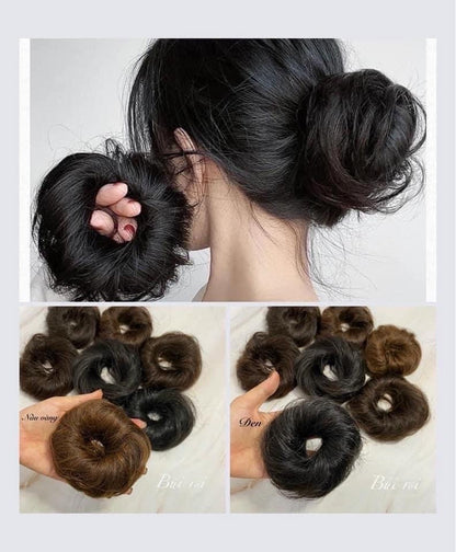 Lavia - versatile hair bun, best for effortless changing hair styles