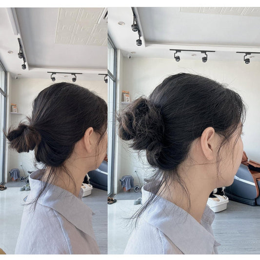 Lavia - versatile hair bun, best for effortless changing hair styles